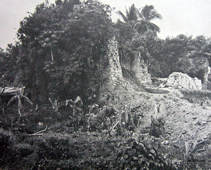 The city's principal fort in the course of being demolished NK copy