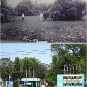 ภาพแปะฟ้า”สวนหลวงราชฤดี(ศรีธรรมราชศึกษา)ถึงอนุสาวรีย์วีรไทย”